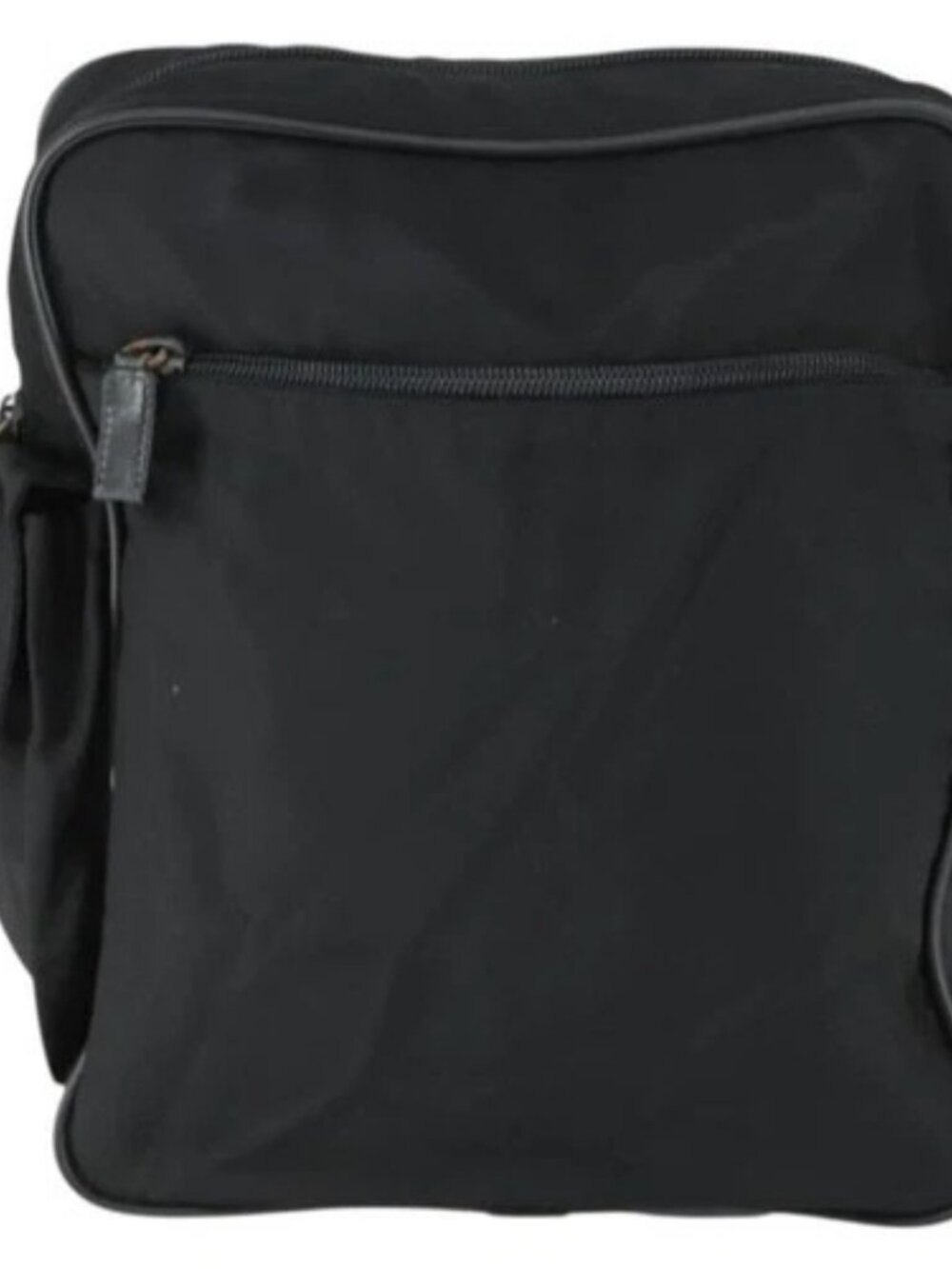 PRADA Shoulder Bag Nylon Black Silver Auth - Picture 12 of 16